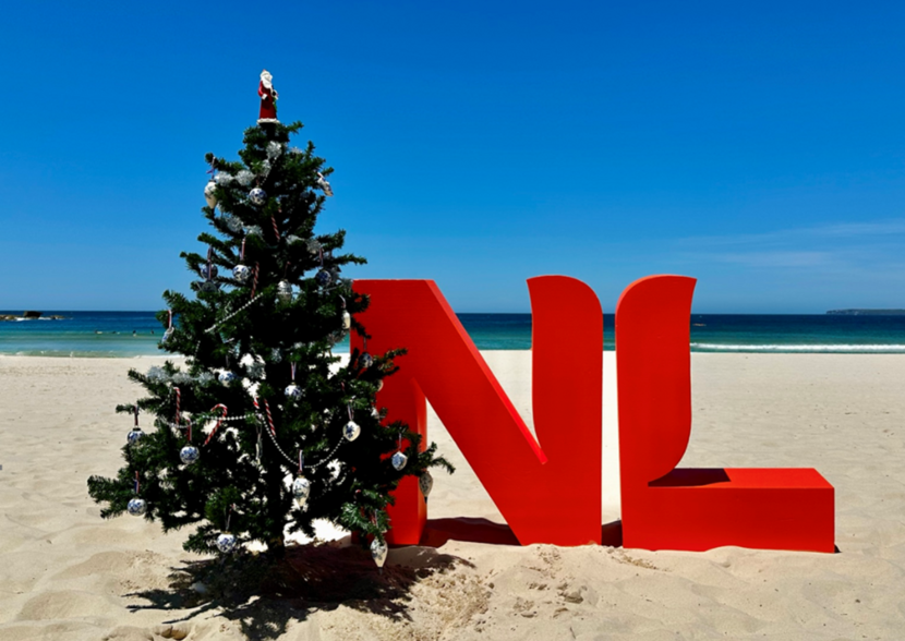 christmas tree bondi beach