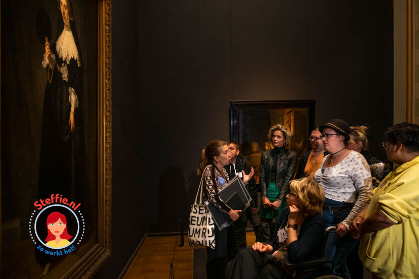 Mensen met beperking in Rijksmuseum
